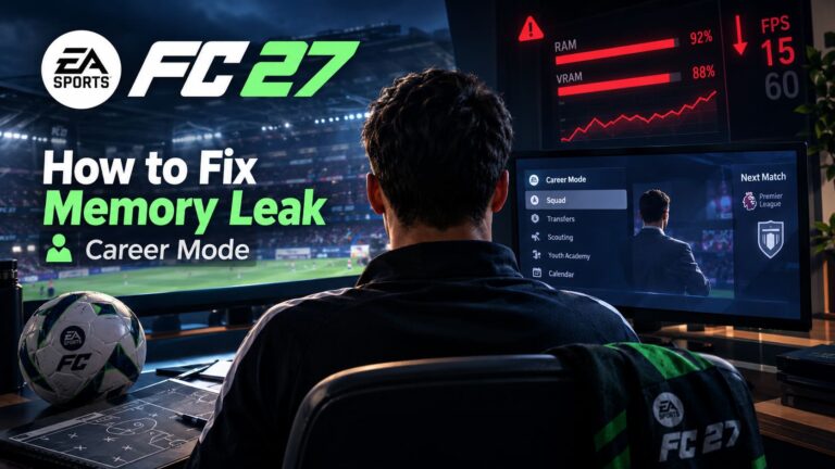 How to Fix EA SPORTS FC 27 Memory Leak in Career Mode: Performance & FPS Drop Guide