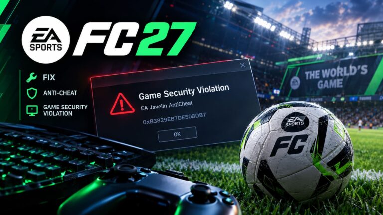 How to Fix EA Sports FC 27 AntiCheat Game Security Violation Error – Full Guide