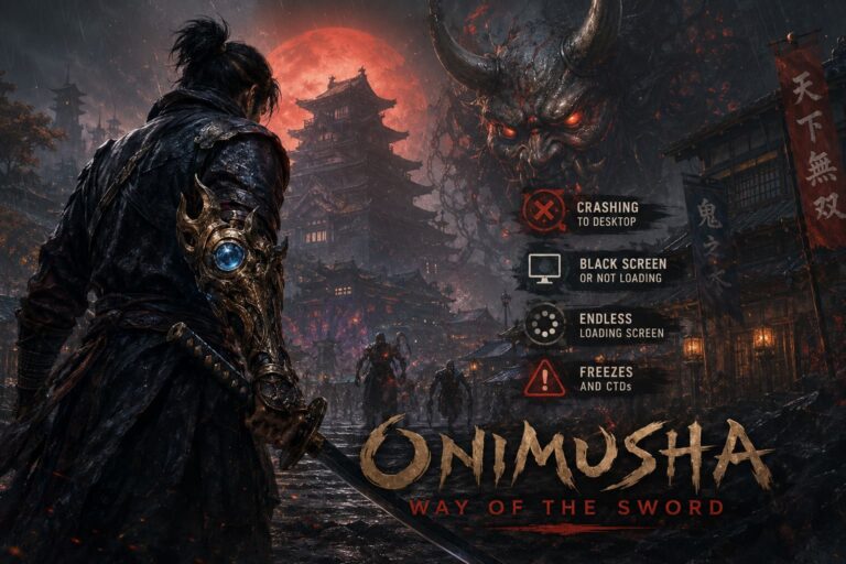 How to Fix Onimusha Way of the Sword Crashing, Black Screen, and Not Loading on PC