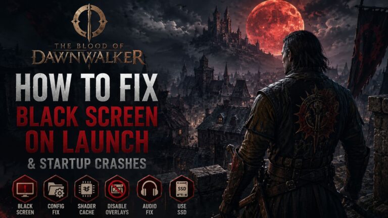 How to Fix The Blood of Dawnwalker Black Screen on Launch and Startup Crashes