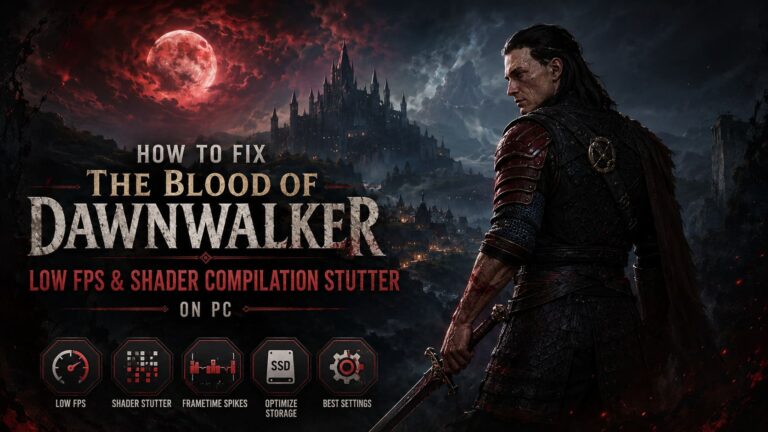 How to Fix The Blood of Dawnwalker Low FPS and Shader Compilation Stutter on PC