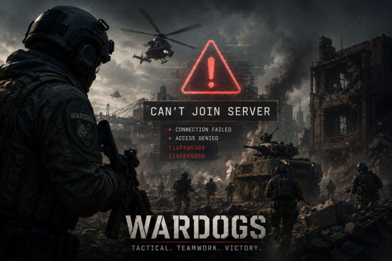 How to Fix WARDOGS Can’t Join Server Error: Full Guide for 2026 Beta and Early Access