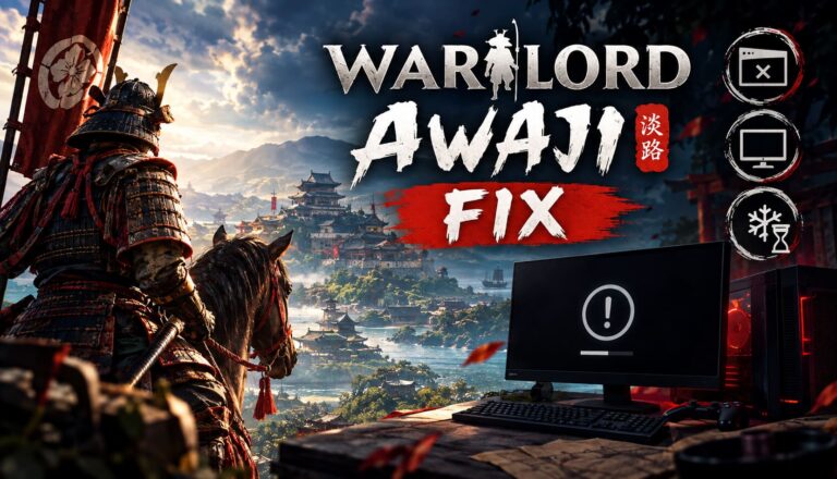 How to Fix Warlord: Awaji Crashing on Launch, Black Screen, and Startup Freezes