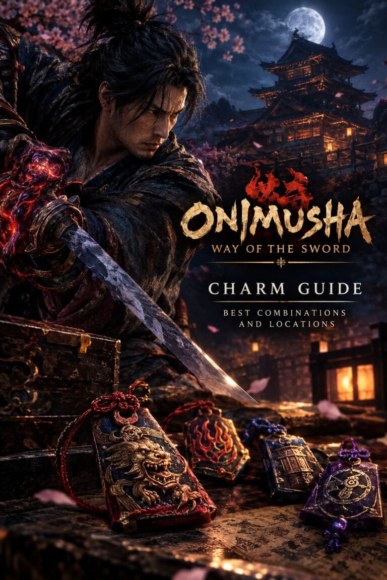 Onimusha Way of the Sword Charm Guide: Best Combinations and Locations
