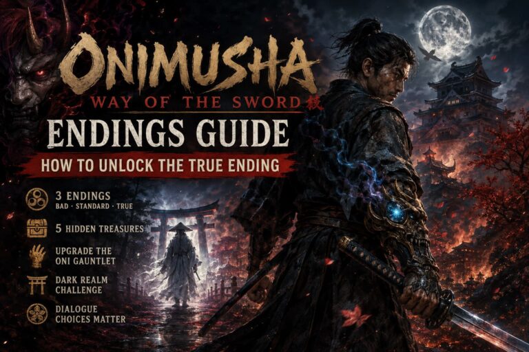 Onimusha Way of the Sword Endings Guide: How to Unlock the True Ending