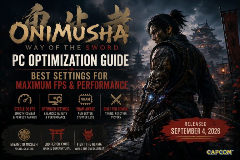 Onimusha Way of the Sword PC Optimization Guide: Best Settings for Maximum FPS and Performance