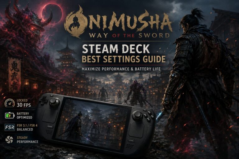 Onimusha: Way of the Sword Steam Deck Best Settings Guide: Maximize Performance & Battery Life