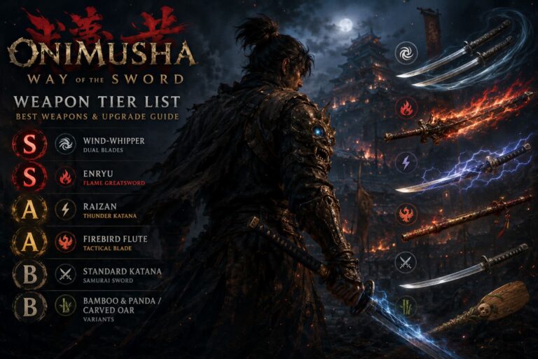 Onimusha Way of the Sword Weapon Tier List: Best Weapons and Upgrade Guide (2026)