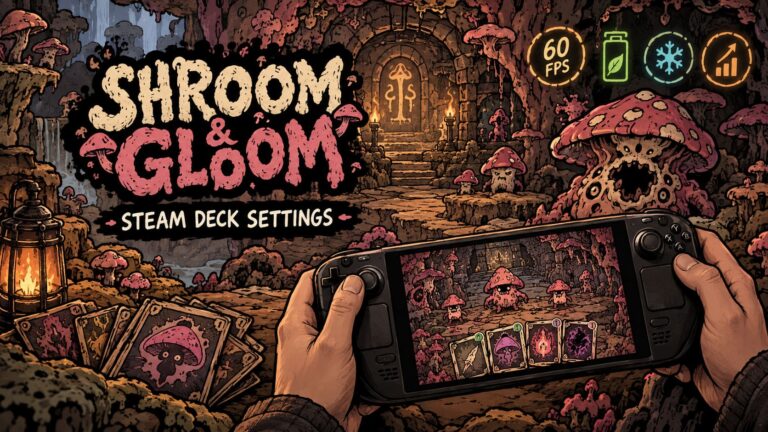 Shroom and Gloom Steam Deck Best Settings: Fix Slowdowns, Bugs & Maximize Battery Life