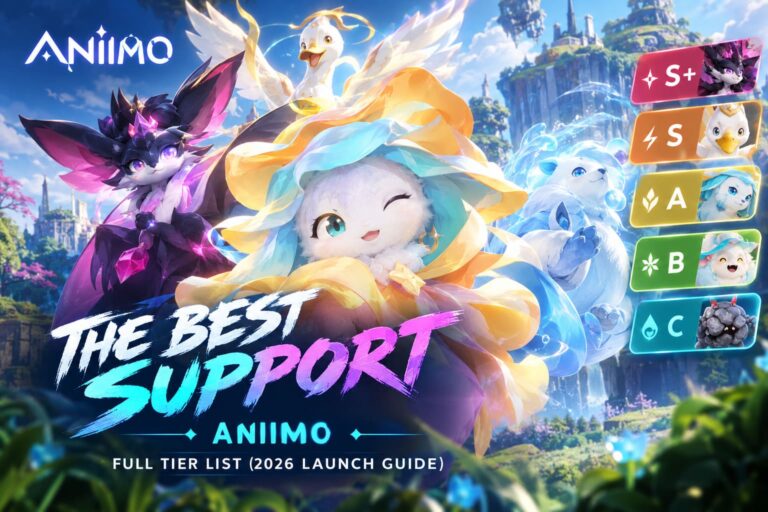 The BEST Support Aniimo in the Game – Full Tier List (2026 Launch Guide)
