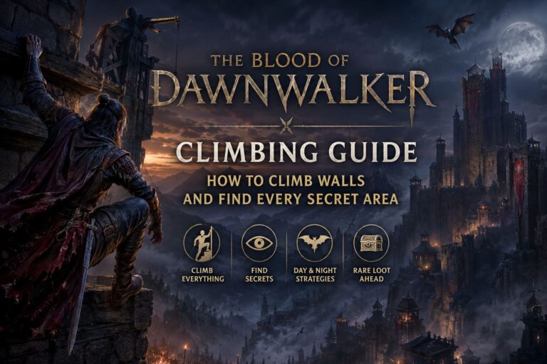 The Blood of Dawnwalker Climbing Guide: How to Climb Walls and Find Every Secret Area
