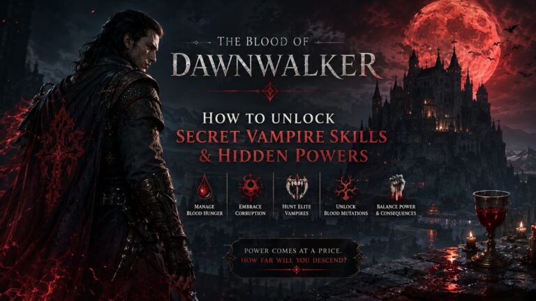 The Blood of Dawnwalker: How to Unlock Secret Vampire Skills & Hidden Powers