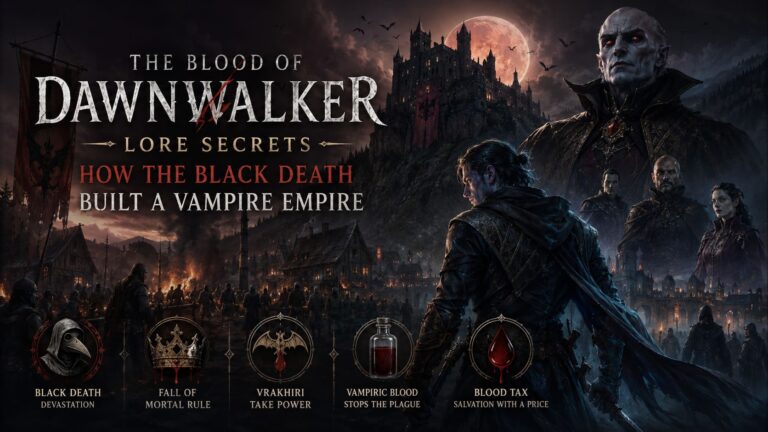 The Blood of Dawnwalker Lore Secrets: How the Black Death Built a Vampire Empire