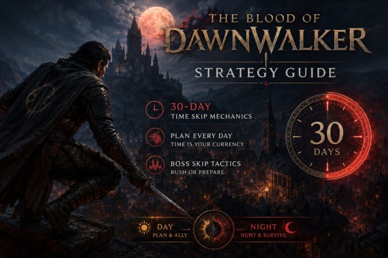 The Blood of Dawnwalker Strategy Guide: 30-Day Time Skip Mechanics and Boss Skip Tactics Explained