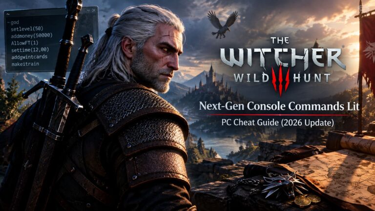 The Witcher 3 Next-Gen Console Commands List: PC Cheat Guide (2026 Update)