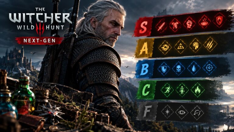 The Witcher 3 Next-Gen Death March Skills Tier List (2026 Guide)