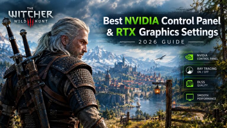The Witcher 3 Next-Gen Remastered: Best NVIDIA Control Panel & RTX Graphics Settings (2026 Guide)