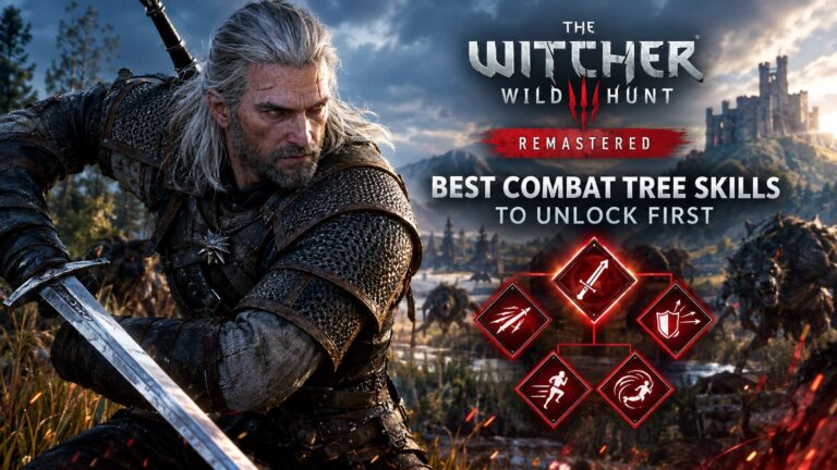 The Witcher 3 Remastered: Best Combat Tree Skills to Unlock First (Next-Gen Guide)