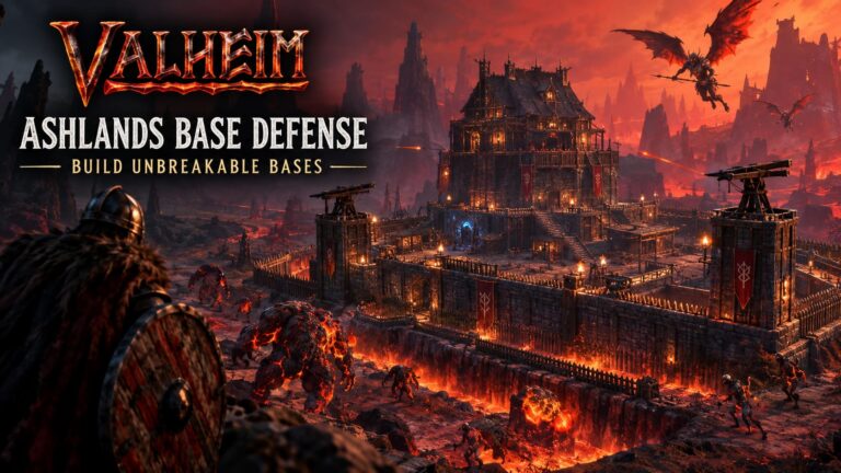 Valheim Ashlands Base Defense Guide: How to Build Unbreakable Bases Against Late-Game Raids (2026)