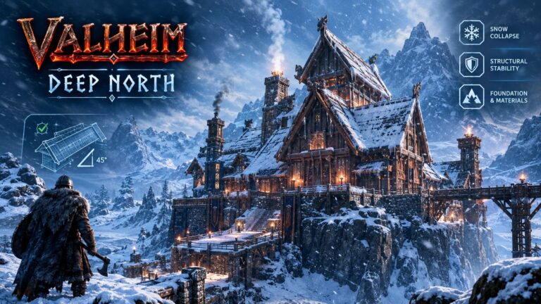 Valheim Deep North Base Building Guide: Snow Collapse Mechanics & Ideas (1.0 Release)