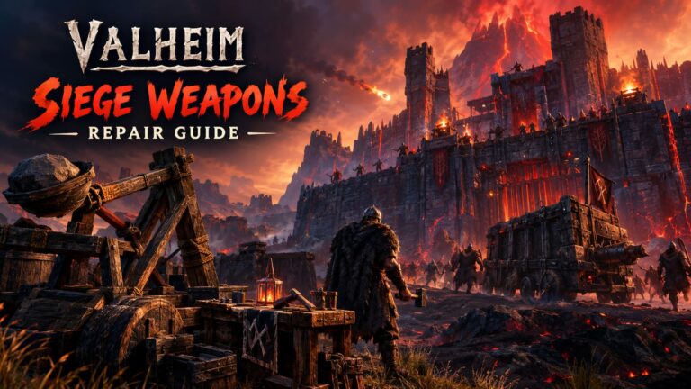 Valheim Siege Weapons Repair Guide: How to Fix Catapults and Battering Rams (2026)