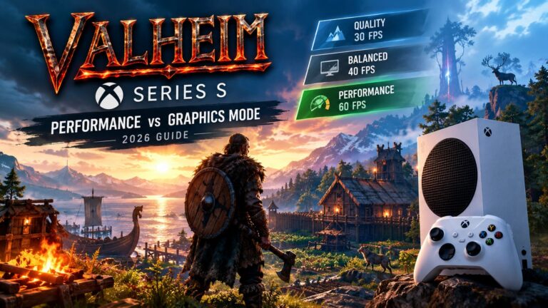 Valheim Xbox Series S Performance vs Graphics Mode: 2026 Guide