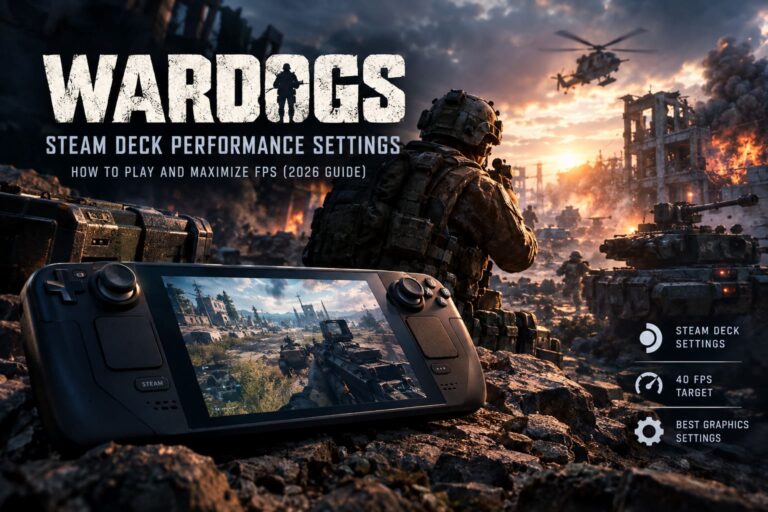 WARDOGS Steam Deck Performance Settings: How to Play and Maximize FPS (2026 Guide)