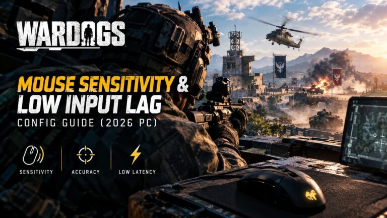 Wardogs Mouse Sensitivity & Low Input Lag Config Guide (2026 PC)