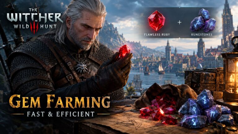 Witcher 3 Next-Gen Gem Farming: How to Farm Flawless Rubies and Runestones Fast