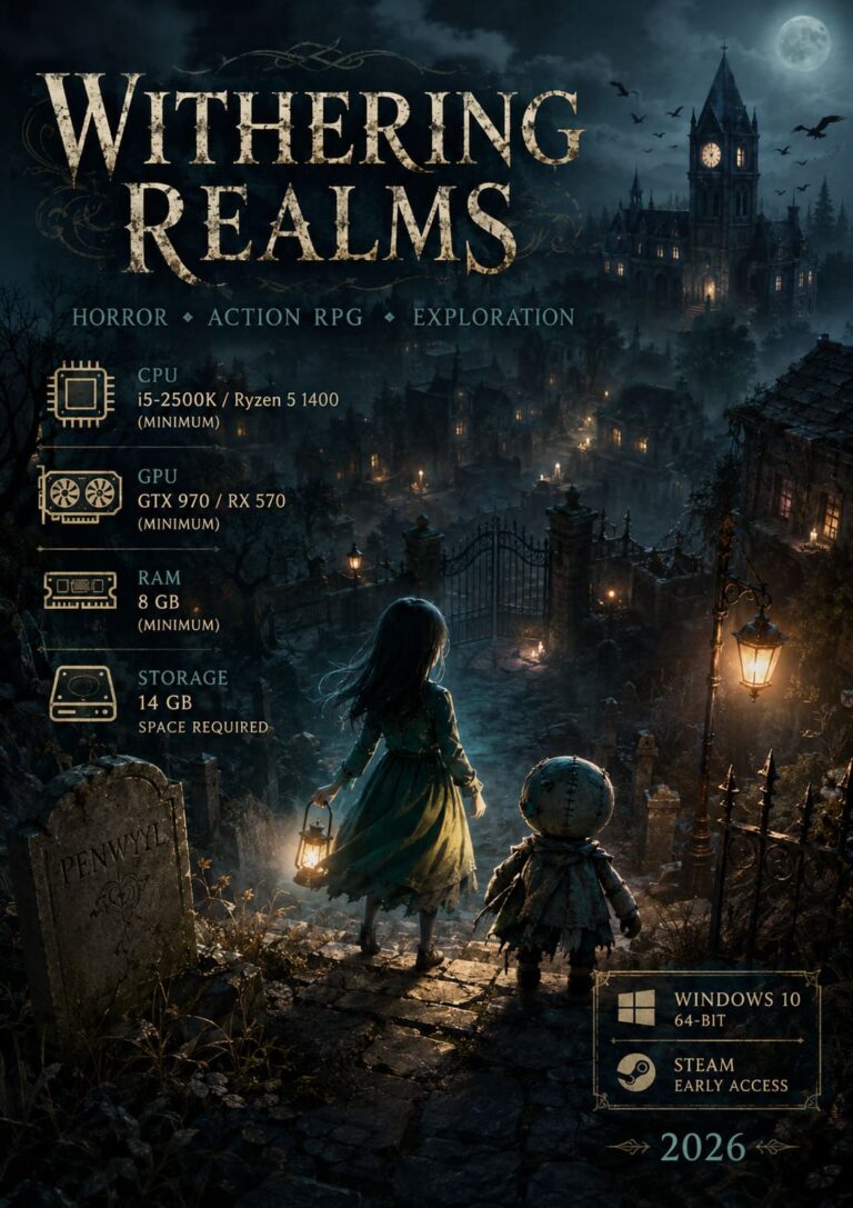 Withering Realms PC System Requirements: Minimum Storage Specs & Performance Guide (2026)