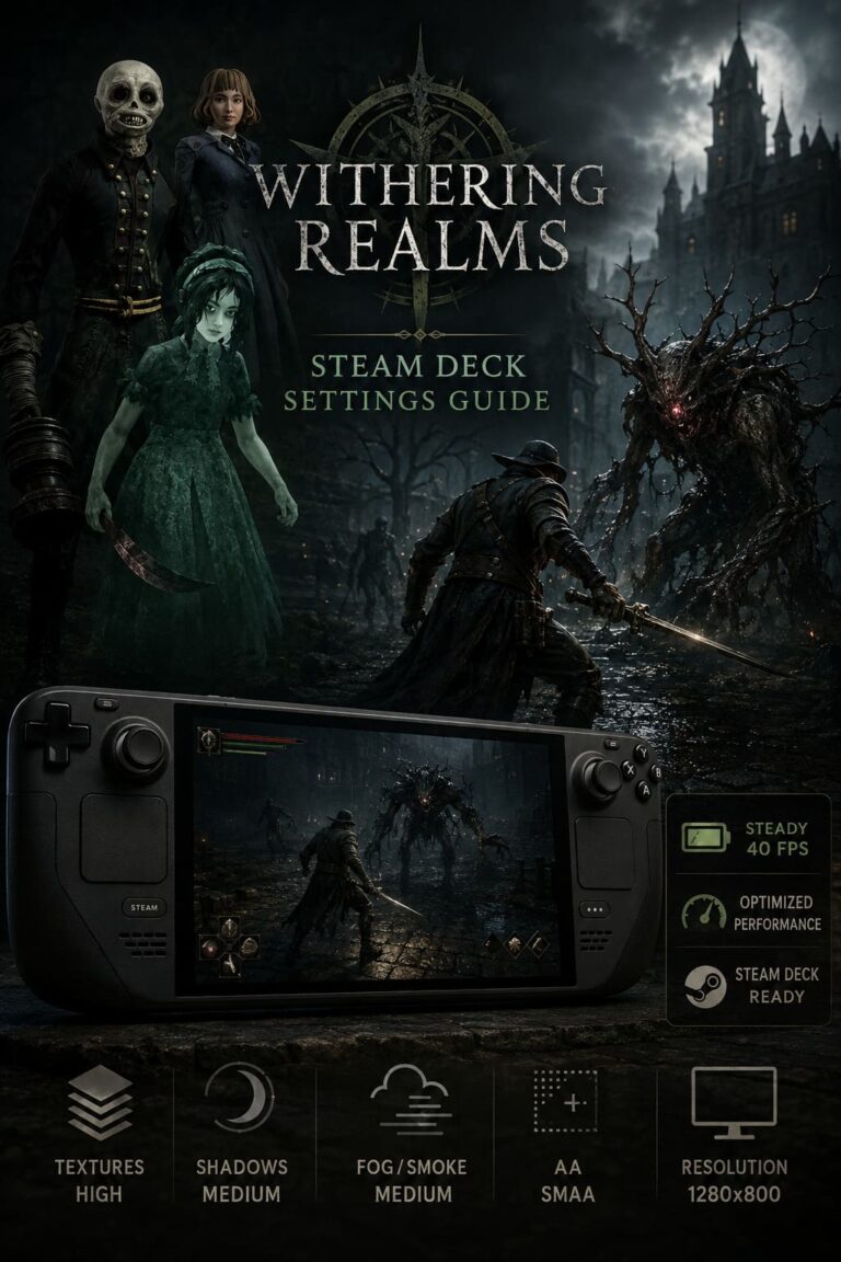 Withering Realms Steam Deck Settings: Best Graphics & Layout Configuration Guide