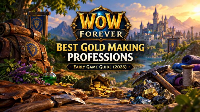 WoW Forever Best Gold Making Professions Early Game Guide (2026)