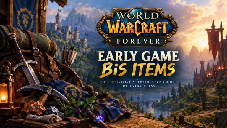 WoW Forever Early Game BiS Items: The Definitive Starter Gear Guide for Every Class