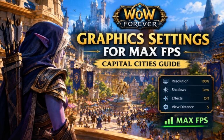 WoW Forever Graphics Settings for Max FPS: Capital Cities Guide