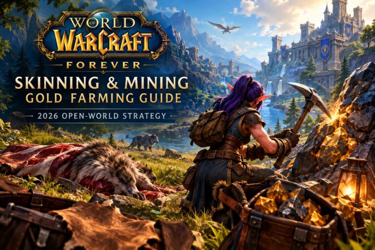 WoW Forever Skinning and Mining Gold Farming Guide: 2026 Open-World Strategy
