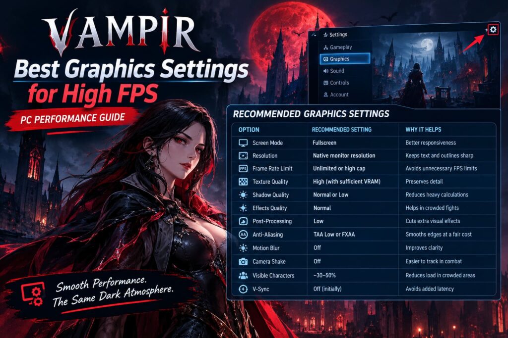 Best Vampir Netmarble Graphics Settings for High FPS: PC Performance ...