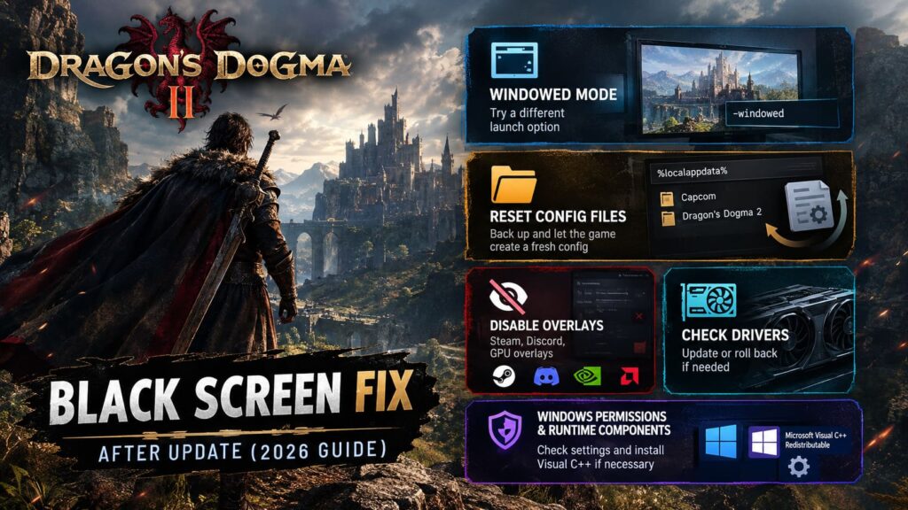 How to Fix Dragon's Dogma 2 Black Screen on Startup After Update (2026 ...