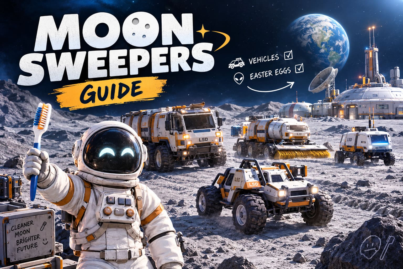 Moon Sweepers Guide: Complete Vehicles List and Hidden Easter Eggs ...